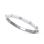 Belle Etoile Maritime Bangle White