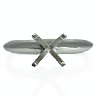 Platinum engagement ring mounting