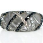 14k white gold .55ctw diamond anniversary ring