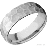 14K White Gold with Rock Finish