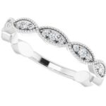 14K White 1/5 CTW Diamond Anniversary Band