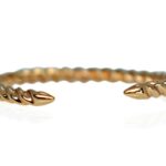 14k rose gold twist ring