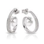 Belle Etoile Alanna White Earrings
