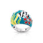 Belle Etoile Angelfish Teal Ring