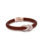 Belle Etoile Ariadne Brown & Rose Bangle