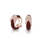 Belle Etoile Ariadne Brown & Rose Earrings