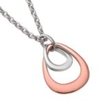 Jorge Revilla Seeds Fashion Pendant 925 Two-Tone Rose