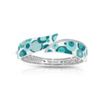 Belle Etoile Groovy White & Aqua