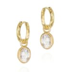 Jorge Revilla Zen White Topaz Earrings