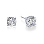 Lafonn 2 CTW 4 Prong Stud Earrings