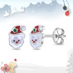 Jolly Christmas Santa Kids Earrings