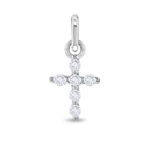 CZ Cross Girls Charm