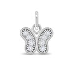 CZ Butterfly Childrens Charm