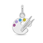 Enamel Little Painter Kids Charm