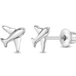 Traveler Airplane Girl Earrings