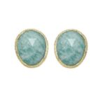 Jorge Revilla Shade Earrings in SS with Amazonite
