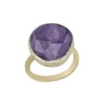 Jorge Revilla Shade Ring in Silver with Amethyst