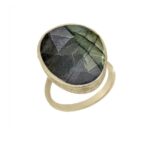 Jorge Revilla Shade Ring in Silver with Labradorite
