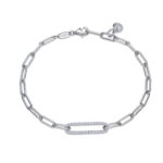 Lafonn 0.57 CTW Paperclip Bracelet