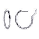 Lafonn 20 mm Hoop Earrings