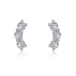 Lafonn 3-Stone Stud Earrings