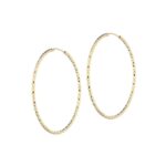 Marcello Pane 4.20cm Gold Plated Hoops