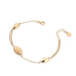 Marcello Pane Gold Plated Cable Link Bracelet