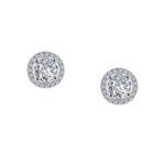 Lafonn Halo Stud Earrings 1.3 CTW