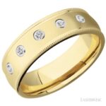 Lashbrook 14K Yellow and Diamond Wedding Band