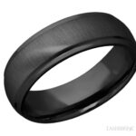 Lashbrook Zirconium Cross Satin Wedding Band