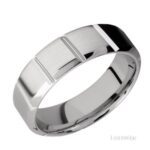Lashbrook Cobalt Chrome Deepseg Wedding Band