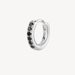 Brosway Black Hoop Fancy Earrings