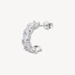 Brosway Clear Half-Circle Fancy Stud Earring
