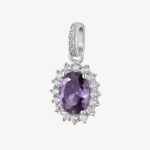 Brosway Purple and Clear Fancy Charm