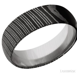 Lashbrook Damascus Wedding Band