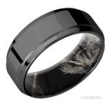 Lashbrook Zirconium and RealTree Wedding Band