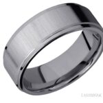 Lashbrook Tantalum Cross Satin Wedding Band