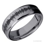 Lashbrook Custom Soundwave Wedding Band-Tantalum