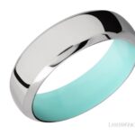 Lashbrook Cerakote Wedding Band-18K White