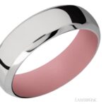 Lashbrook Cerakote Wedding Band-Platinum