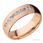 14K Rose Gold with Polish Finish