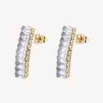 Brosway Desideri Baguette Yellow Drop Earrings