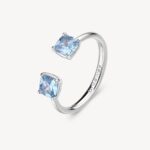 Brosway Blue Cushion Fancy Open Ring