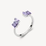 Brosway Purple Baguette Fancy Open Ring