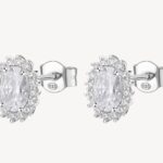 Brosway Fancy Oval Halo Stud Earrings