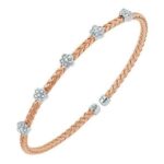 Charles Garnier FLORI 925 Sterling Silver Flower Cuff