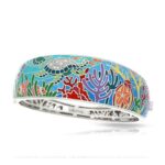 Belle Etoile Sea Turtle Aqua Bangle