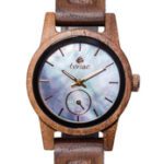 Small Hampton Rose Wood Mother of Pearl