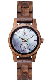 Small Hampton Rose Wood Mother of Pearl