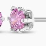 6 Prong Solitaire Child Earrings